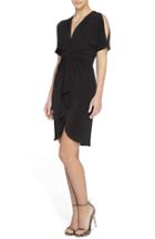 Women's Catherine Catherine Malandrino 'emily' Cold Shoulder Twist Front Dress