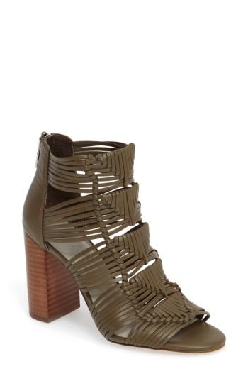 Women's 1.state Kenton Woven Cage Sandal .5 M - Green