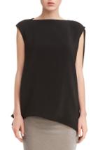 Women's Rick Owens Ascona Drape Top Us / 42 It - Black