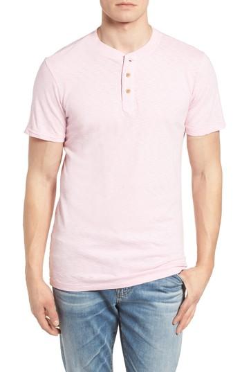 Men's Vintage 1946 Slub Henley - Pink