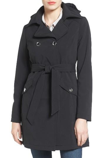 Women's Jessica Simpson Trench Coat - Black