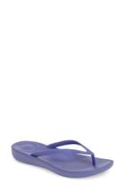 Women's Fitflop Iqushion Flip Flop M - Purple
