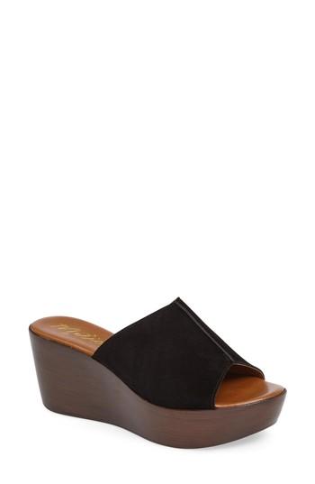 Women's Matisse Platform Slide Sandal M - Black