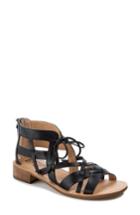 Women's Latigo Ramoni Strappy Gladiator Sandal M - Black