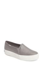 Women's Keds Triple Decker Slip-on Platform Sneaker .5 M - Metallic