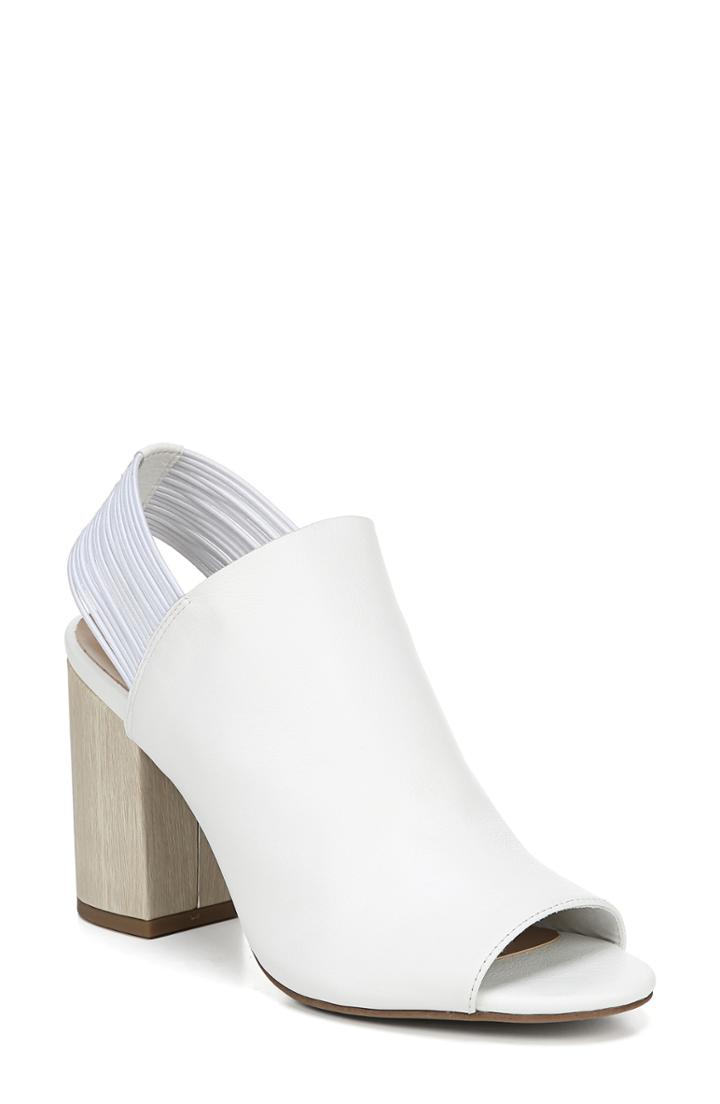 Women's Franco Sarto Opaline Corded Slingback Sandal M - White
