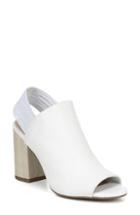 Women's Franco Sarto Opaline Corded Slingback Sandal M - White