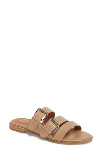 Women's Alias Mae Theatre Buckled Slide Sandal Us / 36eu - Beige