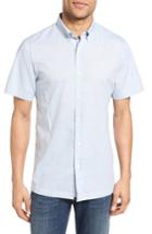 Men's Billy Reid Murphy Standard Fit Short Sleeve Sport Shirt - Blue