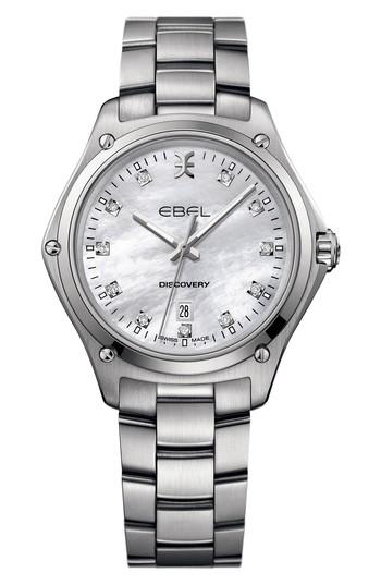 Women's Ebel Discovery Diamond Bracelet Watch, 30mm