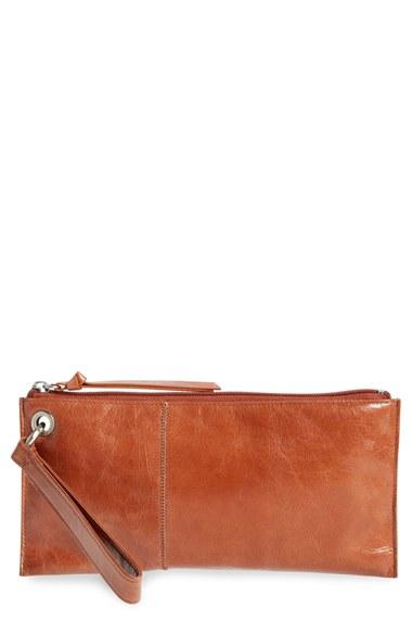 Hobo 'vida' Leather Clutch - Brown