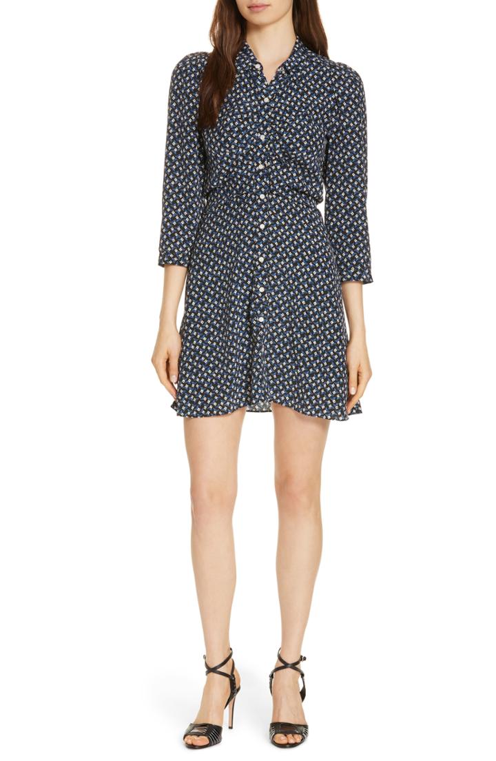 Women's Veronica Beard Kingsley Silk Dress