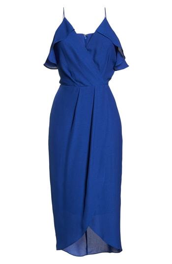Women's Chelsea28 Ruffle Tulip Hem Dress - Blue