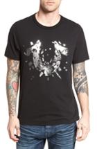 Men's True Religion Brand Jeans Metallic Logo T-shirt - Black