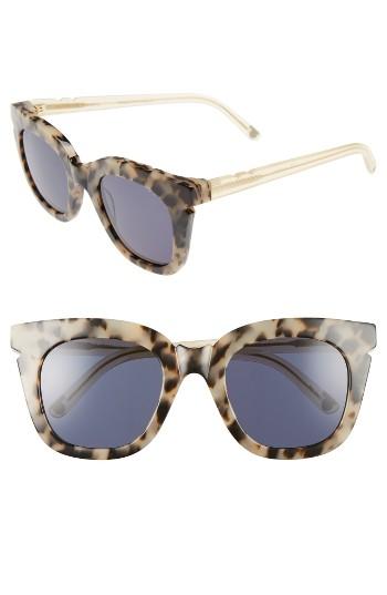 Women's Pared Pools & Palms 50mm Sunglasses - Cookies/ Cream/ Grey