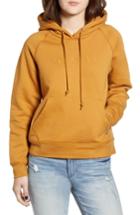 Women's Obey Annie Logo Cotton Blend Hoodie - Brown