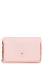 Ted Baker London Highbox Leather Convertible Clutch - Pink