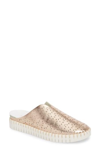 Women's Bernie Mev. Tw118 Perforated Mule Us / 36eu - Metallic