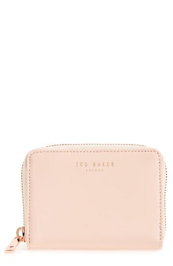 Ted Baker London Beryl Leather Mini Purse - Pink