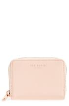 Ted Baker London Beryl Leather Mini Purse - Pink