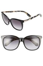 Women's Kate Spade New York Julieanna 54mm Sunglasses - Black/ Gold