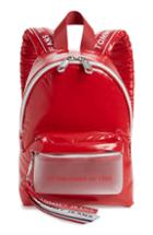 Tommy Jeans Logo Strap Vinyl Mini Backpack - Red