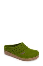 Women's Haflinger 'lacey' Slipper Us / 39eu - Green