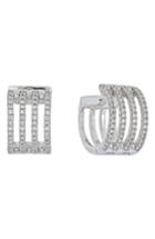 Women's Carriere Four-row Diamond Hoop Earrings (nordstrom Exclusive)