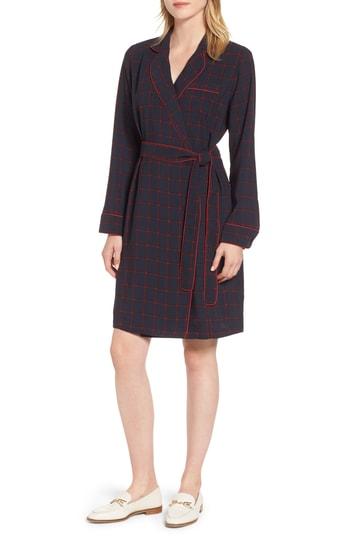 Women's 1901 Plaid Shirtdress, Size - Blue