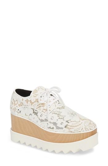 Women's Stella Mccartney Elyse Lace Oxford Us / 35eu - White