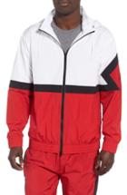 Men's Nike Jordan Diamond Hooded Track Jacket, Size R - White