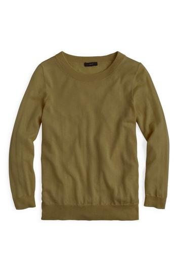 Women's J.crew Tippi Merino Wool Sweater - Green