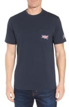 Men's Vineyard Vines X Shark Week(tm) Circling Sharks Pocket T-shirt, Size - Blue