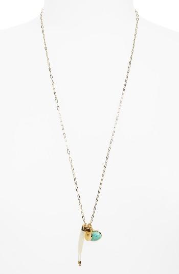 Women's Elizabeth And James Holly Cluster Pendant Necklace
