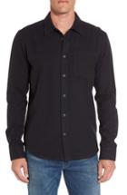 Men's Prana Woodman Regular Fit Flannel Shirt, Size - Black