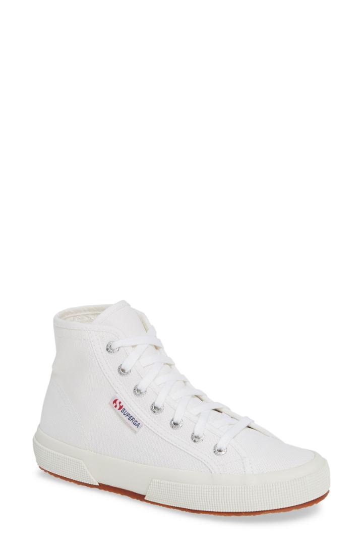 Women's Superga 2795 High Top Sneaker .5us / 37eu - White