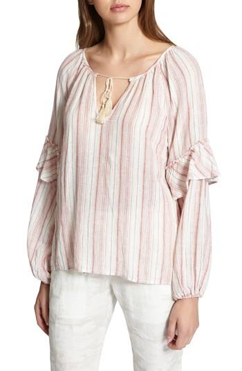 Women's Sanctuary Yucca Peasant Blouse, Size - Ivory
