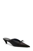 Women's Balenciaga Pointy Toe Mule .5us / 37.5eu - Black
