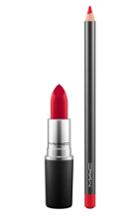 Mac Lipstick & Lip Pencil Duo - Ruby Woo / Ruby Woo