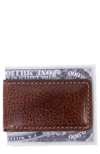 Men's Boconi Caleb Magnetic Money Clip - Brown
