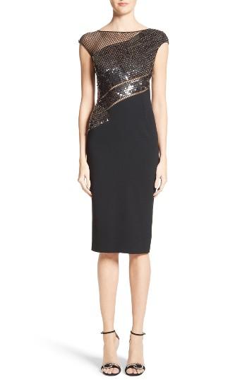 Women's Pamella Roland Embellished Cocktail Dress