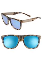 Men's Maui Jim Talk Story 55mm Polarized Sunglasses - Matte Tortoise/ Blue Hawaii
