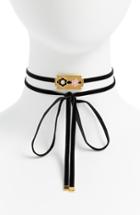 Women's Jiwinaia Razor Blade Ribbon Choker/bracelet