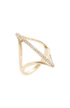 Women's Topshop Pave Cutout Ring