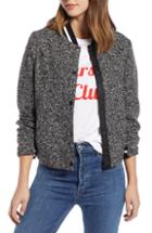 Women's 1901 Tweed Bomber Jacket - Black