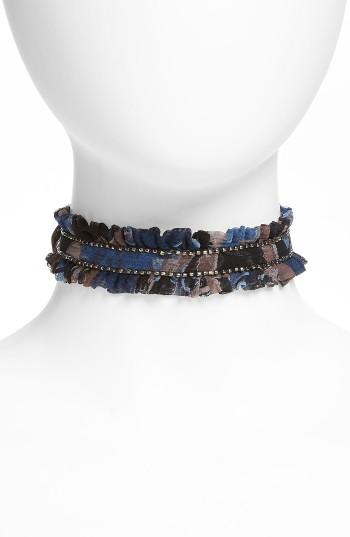 Women's Chan Luu Ruffle Chiffon Choker