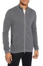 Men's Theory Udeval Breach Fit Zip Sweater, Size Small - Grey