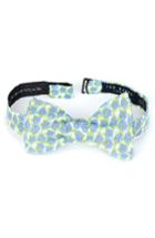 Men's Ted Baker London Monmouth Floral Cotton Bow Tie, Size - Blue