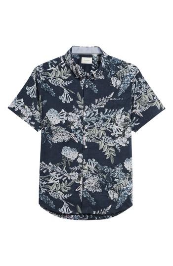 Men's 7 Diamonds Conversation Peace Floral Sport Shirt