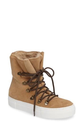 Women's Jeffrey Campbell Cimone High Top Sneaker Eu - Beige